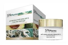 Антивозрастной крем с маслом авокадо SPF 15 для всех типов кожи -SPA Pharma
